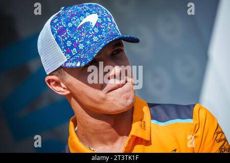 Mexico City, Mexico. 26th Oct, 2023. Lando Norris (GBR) McLaren. 26.10.2023. Formula 1 World Championship, Rd 20, Mexican Grand Prix, Mexico City, Mexico, Preparation Day. Photo credit should read: XPB/Press Association Images. Credit: XPB Images Ltd/Alamy Live News Stock Photo