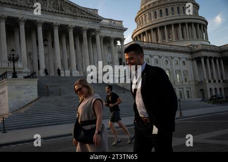 Washington, USA. 26th Oct, 2023. A general view of the U.S. Capitol Building, in Washington, DC, on Thursday, October 26, 2023. (Graeme Sloan/Sipa USA) Credit: Sipa USA/Alamy Live News Stock Photo