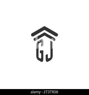 GJ initial for law firm logo, lawyer logo, attorney logo design ...