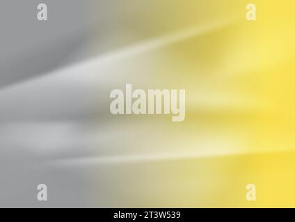 Contrast smooth gray and yellow vector trendy background Stock Vector