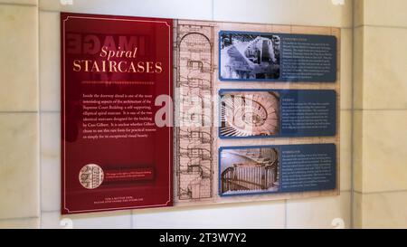Interpretive display in the Supreme Court Building, Washington, DC USA ...