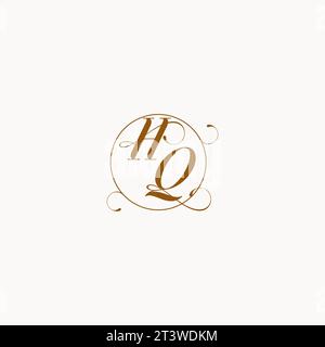 HQ uniquely wedding logo symbol of your marriage and you can use it on your wedding stationary Stock Vector