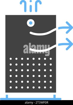 Air Purifier icon vector image. Stock Vector
