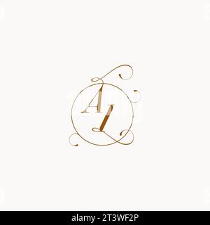 AI uniquely wedding logo symbol of your marriage and you can use it on your wedding stationary Stock Vector