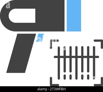 Barcode Scanner icon vector image. Stock Vector