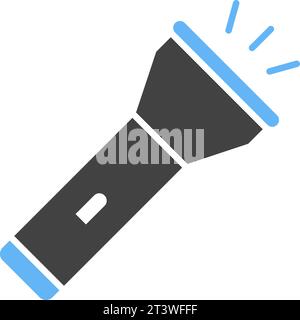 Flashlight icon vector image. Stock Vector