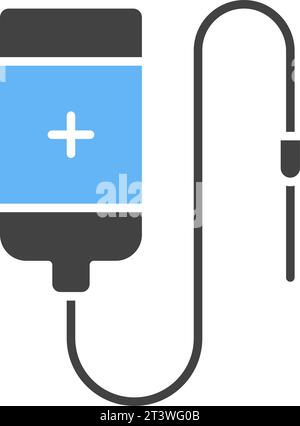 Intravenous icon vector image. Stock Vector