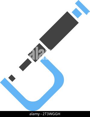 Micrometer icon vector image. Stock Vector