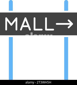 Direction Sign icon vector image. Stock Vector