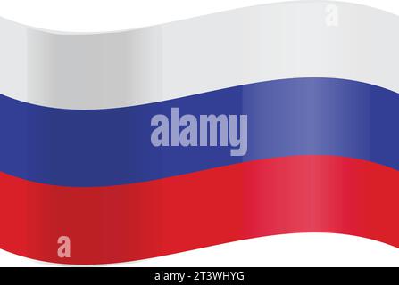 Premium Vector  Russia flag national realistic flag of russian federation