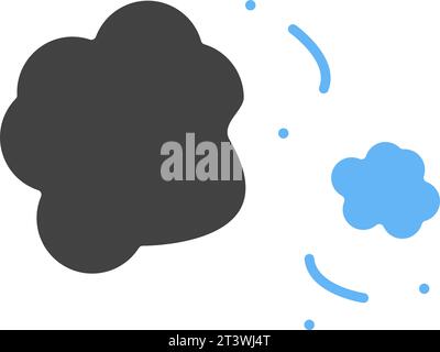 Dust icon vector image. Stock Vector