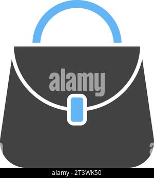 Handbag icon vector image. Stock Vector