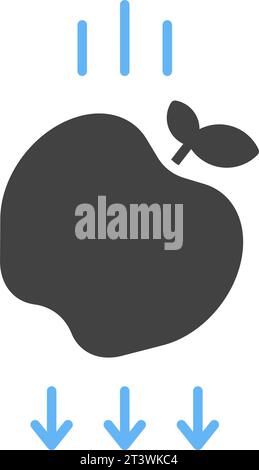 Gravity vector icon isolated on transparent background, Gravity ...