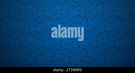 Geometric seamless pattern vector Blue backgrounds for website header, poster signs corporate business, social media post, billboard agency digitals Stock Vector