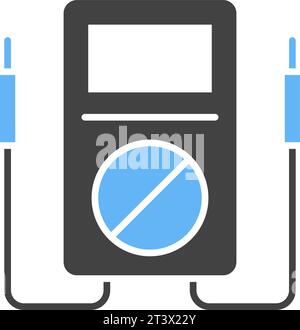 Voltmeter icon vector image. Stock Vector