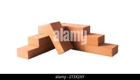 Brick wall under construction: building and home construction concept Stock Photo
