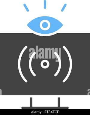 Viewers icon vector image. Stock Vector