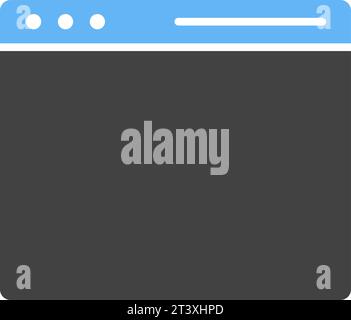 Web Browser icon vector image. Stock Vector