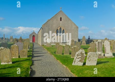 Saint Magnus Kirk, Birsay, Orkney Stock Photo