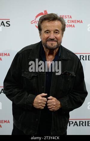 Rome, Italy. 27th Oct, 2023. Christian De Sica attends the photocall of the movie “I Limoni d'Inverno” during the 18th Rome Film Festival at Auditorium Parco Della Musica on October 27, 2023 in Rome, Italy. Credit: Live Media Publishing Group/Alamy Live News Stock Photo