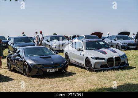 Tarporley, Cheshire, England, June 3rd 2023. Oulton Park BMW Sommerfest, automotive culture, lifestyle and transport editorial illustration. Stock Photo