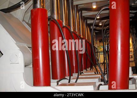 TANGSHAN - OCTOBER 18: The modern coal mining equipment in 70 meters underground in the kailuan national mine park on october 18, 2013, tangshan city, Stock Photo