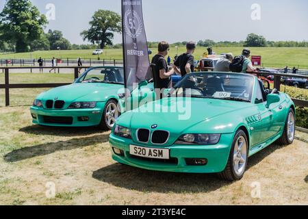 Tarporley, Cheshire, England, June 3rd 2023. Oulton Park BMW Sommerfest, automotive culture, lifestyle and transport editorial illustration. Stock Photo