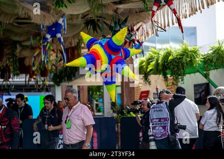 Mexico City, Mexico, October 26, Mexican Grand Prix, from Autódromo Hermanos Rodríguez, Mexico City competes for Mexican Grand Prix 2023. The build up, round 20 of the 2023 Formula 1 championship. Credit: Michael Potts/Alamy Live News Stock Photo