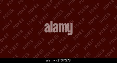 Poker and casino table background in red color. Vector illustration. Stock Vector