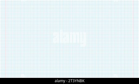Millimeter graph paper lined for study in technical educational institutions. Geometric background for school, textures, notebook, diary. Abstract pap Stock Vector