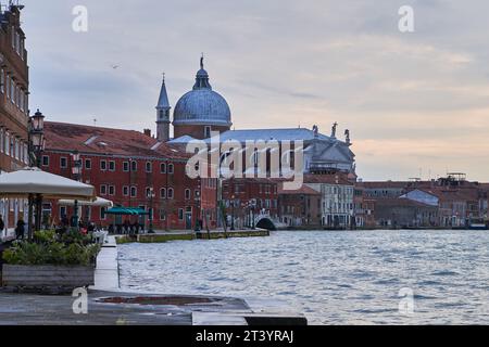 Church of the Most Holy Redeemer (Italian: Chiesa del Santissimo Redentore) on Guidecca island. VENICE - 4 MAY,2019 Stock Photo