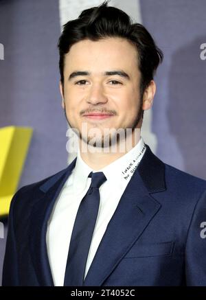 Keean Johnson attends the 'Alita: Battle Angel' World Premiere at the
