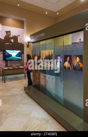 Interpretive display at Arlington National Cemetery, Arlington ...