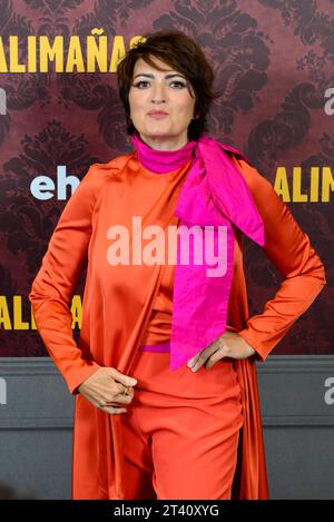 Silvia Abril  attended the premiere, of the Spanish dark comedy film Vermin (Alimañas) at the Cine Paz, Madrid Spain. Stock Photo