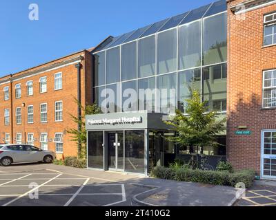 Entrance to The Princess Margaret Hospital, Osborne Road, Windsor, Berkshire, England, United Kingdom Stock Photo