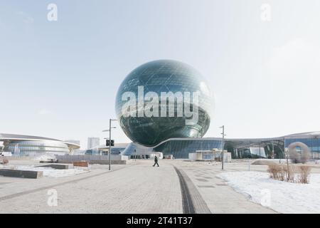 Nur Alem. Pavilion-sphere in Nur-Sultan (Astana) Expo 2017 Stock Photo