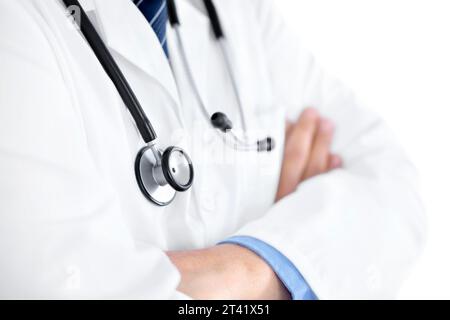 Doctor with folded arms Stock Photo