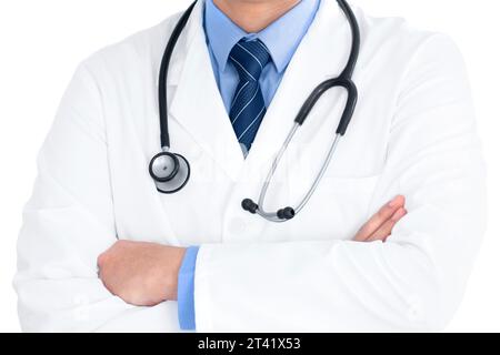 Doctor with folded arms Stock Photo