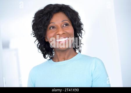 Smiling woman Stock Photo
