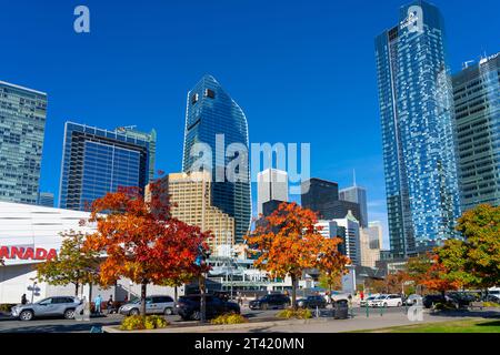 Toronto skyline near Metro Toronto Convention Centre in Toronto, Canada, on October 22, 2023. Stock Photo
