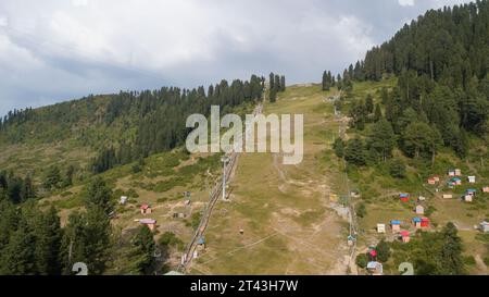 Malam Jabba is a popular tourist destination located in the Swat Valley of Pakistan. Here are some key points about Malam Jabba. Stock Photo