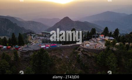 Malam Jabba is a popular tourist destination located in the Swat Valley of Pakistan. Here are some key points about Malam Jabba. Stock Photo