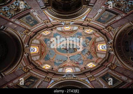 Priory of Our Lady of Mount Carmel Catholic church in Mdina, Malta Stock Photo