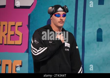 Maxime Grousset, Gold medal, Men's 50 M Freestyle during the Swimming French Championships Short Course 2023 on October 27, 2023 in Angers, France - Photo Laurent Lairys / DPPI Stock Photo