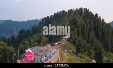 Malam Jabba is a popular tourist destination located in the Swat Valley of Pakistan. Here are some key points about Malam Jabba. Stock Photo