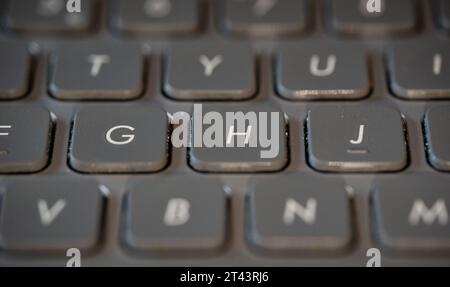 Close up of the keyboard of a computer Stock Photo