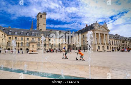 Dijon. Ducal Palace, city hall, Place de la Liberation Square,  Cote d'Or, Bourgogne, Burgundy, France, Europe Stock Photo