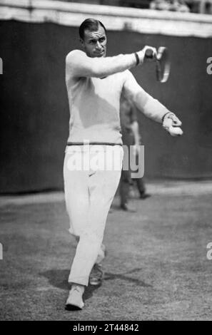 Bill Tilden. Photograph of the American tennis player, William Tatem Tilden II (1893-1953) c. 1925 Stock Photo