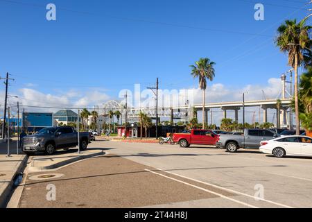 Corpus Christi, Texas, USA - October 12, 2023: Shoreline Blvd in Corpus Christi in Texas, USA Stock Photo