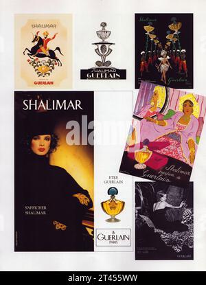 ヴィンテージ広告　GUERLAIN　パヒューム Guerlain, Perfumes — Original adverts and images